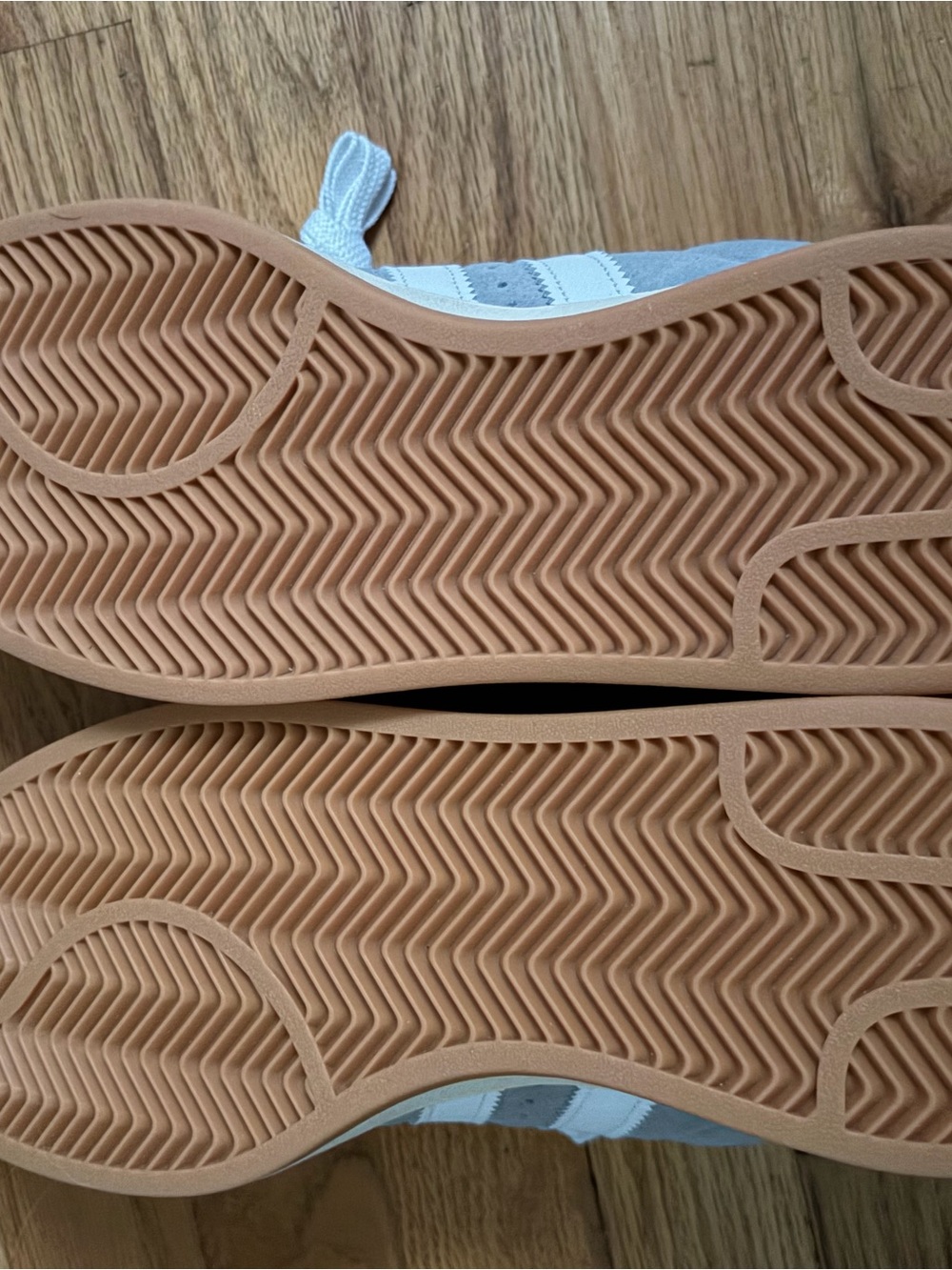Men's Casual Gum Sole Sneakers in Light Blue